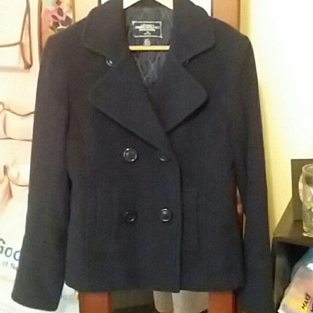 American Eagle navy blue Peacoat